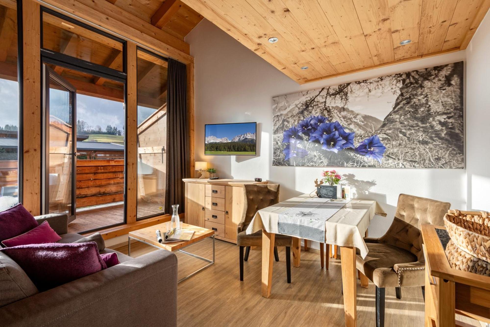 Narzenhof Wellness Chalets, Familien & Luxus Apartments Am Bauernhof Sankt Johann in Tirol Zewnętrze zdjęcie