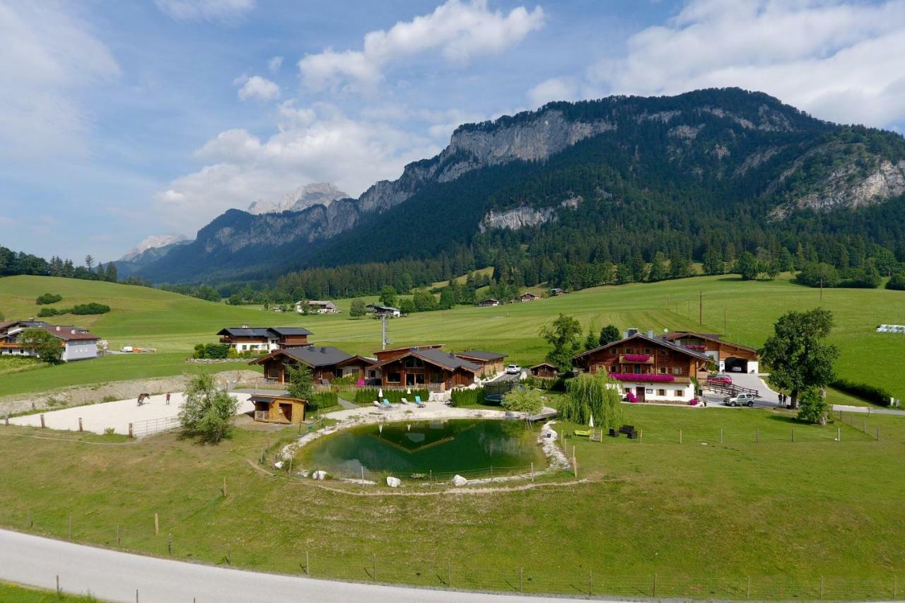 Narzenhof Wellness Chalets, Familien & Luxus Apartments Am Bauernhof Sankt Johann in Tirol Zewnętrze zdjęcie